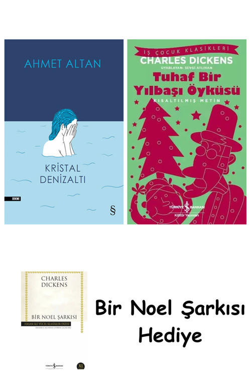 İş Bankası Kültür Yayınları Kristal Denizaltı + Tuhaf Bir Yılbaşı Öyküsü + Bir Noel Şarkısı