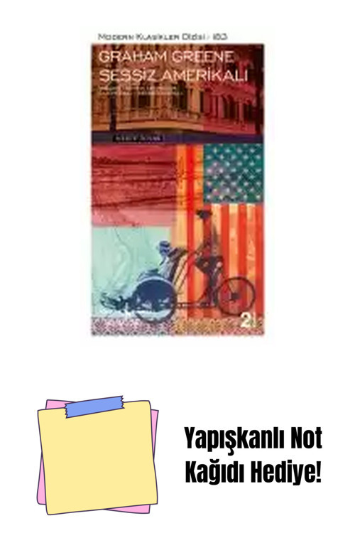 İş Bankası Kültür Yayınları Sessiz Amerikalı + Yapışkanlı Not Kağıdı