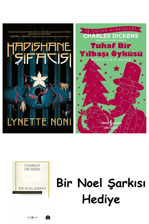 İş Bankası Kültür Yayınları Hapishane Şifacısı (Ciltli) + Tuhaf Bir Yılbaşı Öyküsü + Bir Noel Şarkısı