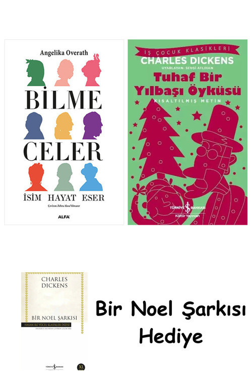 İş Bankası Kültür Yayınları Bilmeceler + Tuhaf Bir Yılbaşı Öyküsü + Bir Noel Şarkısı