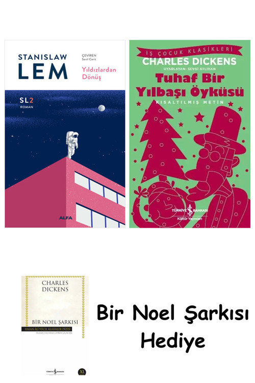 İş Bankası Kültür Yayınları Yıldızlardan Dönüş (Sl2) + Tuhaf Bir Yılbaşı Öyküsü + Bir Noel Şarkısı