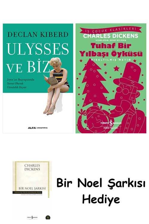 İş Bankası Kültür Yayınları Ulysses Ve Biz + Tuhaf Bir Yılbaşı Öyküsü + Bir Noel Şarkısı