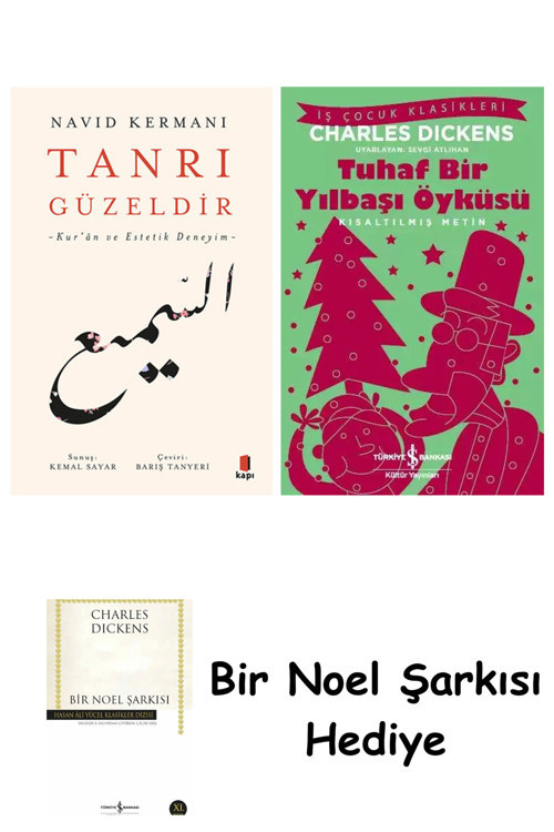 İş Bankası Kültür Yayınları Tanrı Güzeldir + Tuhaf Bir Yılbaşı Öyküsü + Bir Noel Şarkısı