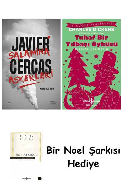 İş Bankası Kültür Yayınları Salamina Askerleri + Tuhaf Bir Yılbaşı Öyküsü + Bir Noel Şarkısı