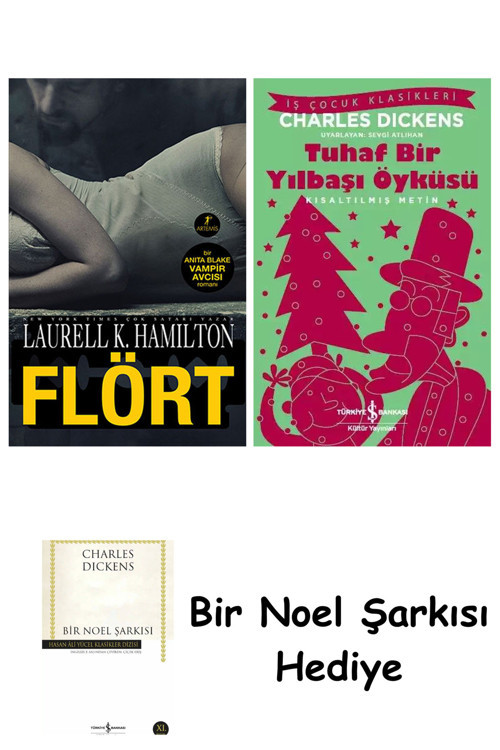 İş Bankası Kültür Yayınları Flört + Tuhaf Bir Yılbaşı Öyküsü + Bir Noel Şarkısı