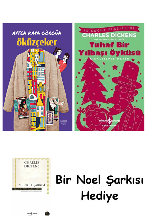 İş Bankası Kültür Yayınları Öküzçeker + Tuhaf Bir Yılbaşı Öyküsü + Bir Noel Şarkısı