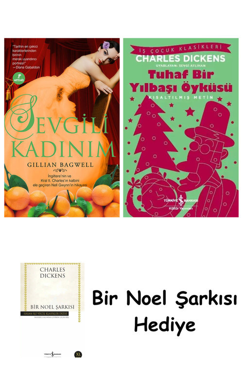 İş Bankası Kültür Yayınları Sevgili Kadınım + Tuhaf Bir Yılbaşı Öyküsü + Bir Noel Şarkısı
