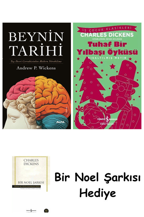 İş Bankası Kültür Yayınları Beynin Tarihi (Ciltli) + Tuhaf Bir Yılbaşı Öyküsü + Bir Noel Şarkısı