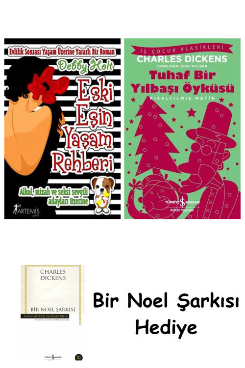 İş Bankası Kültür Yayınları Eski Eşin Yaşam Rehberi + Tuhaf Bir Yılbaşı Öyküsü + Bir Noel Şarkısı