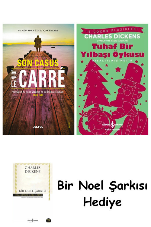 İş Bankası Kültür Yayınları Son Casus + Tuhaf Bir Yılbaşı Öyküsü + Bir Noel Şarkısı