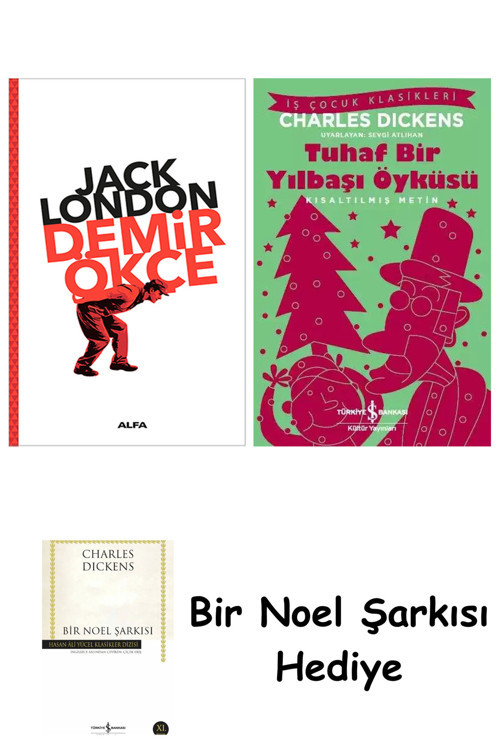 İş Bankası Kültür Yayınları Demir Ökçe + Tuhaf Bir Yılbaşı Öyküsü + Bir Noel Şarkısı