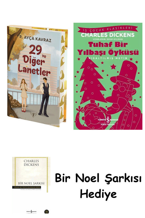İş Bankası Kültür Yayınları 29 Ve Diğer Lanetler (Ciltli) + Tuhaf Bir Yılbaşı Öyküsü + Bir Noel Şarkısı