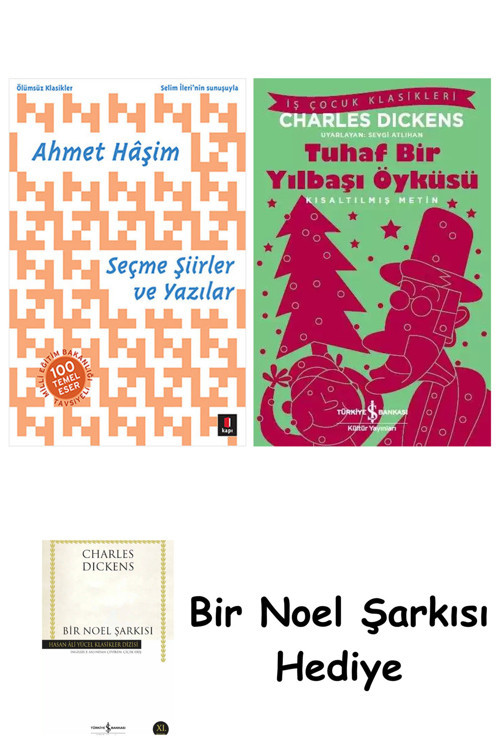 İş Bankası Kültür Yayınları Seçme Şiirler Ve Yazılar + Tuhaf Bir Yılbaşı Öyküsü + Bir Noel Şarkısı