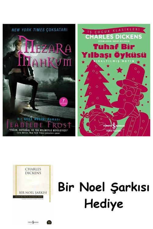 İş Bankası Kültür Yayınları Mezara Mahkum + Tuhaf Bir Yılbaşı Öyküsü + Bir Noel Şarkısı