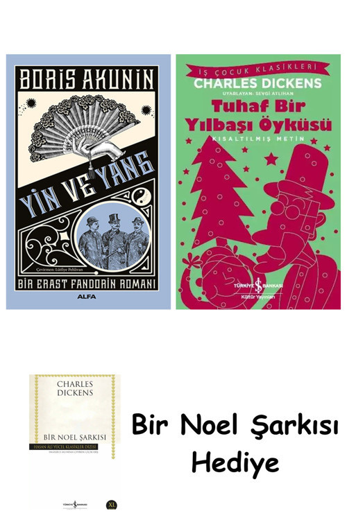 İş Bankası Kültür Yayınları Yin Ve Yang + Tuhaf Bir Yılbaşı Öyküsü + Bir Noel Şarkısı