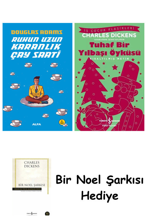 İş Bankası Kültür Yayınları Ruhun Uzun Karanlık Çay Saati + Tuhaf Bir Yılbaşı Öyküsü + Bir Noel Şarkısı