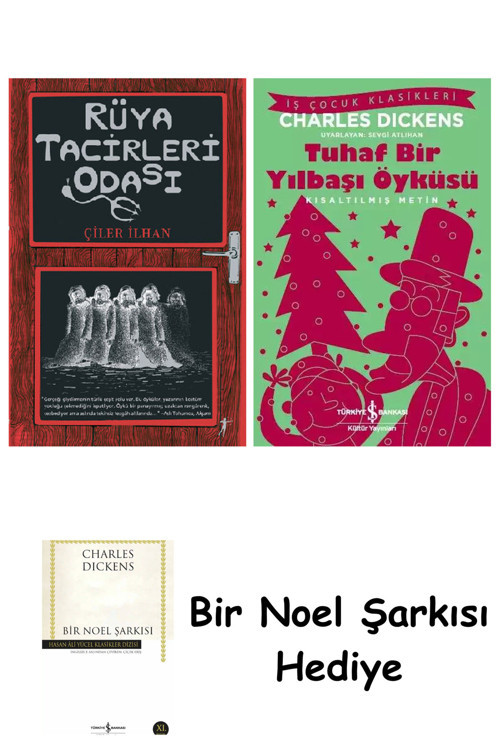 İş Bankası Kültür Yayınları Rüya Tacirleri Odası + Tuhaf Bir Yılbaşı Öyküsü + Bir Noel Şarkısı
