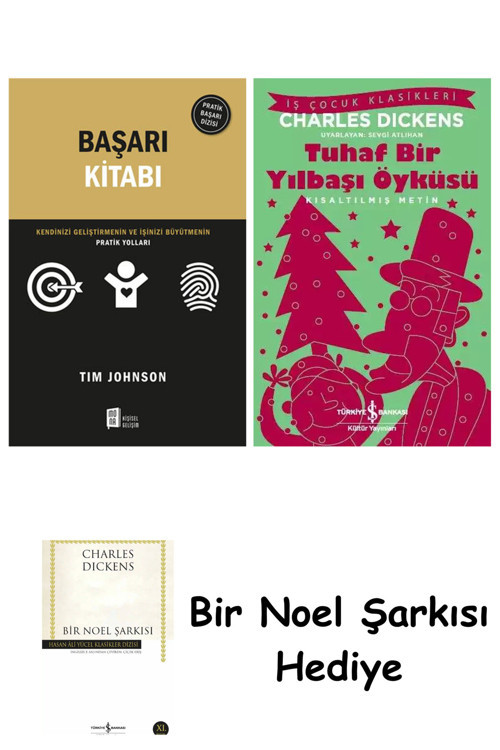 İş Bankası Kültür Yayınları Başarı Kitabı + Tuhaf Bir Yılbaşı Öyküsü + Bir Noel Şarkısı