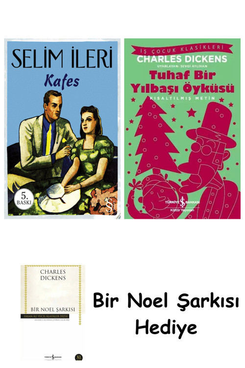 İş Bankası Kültür Yayınları Kafes + Tuhaf Bir Yılbaşı Öyküsü + Bir Noel Şarkısı