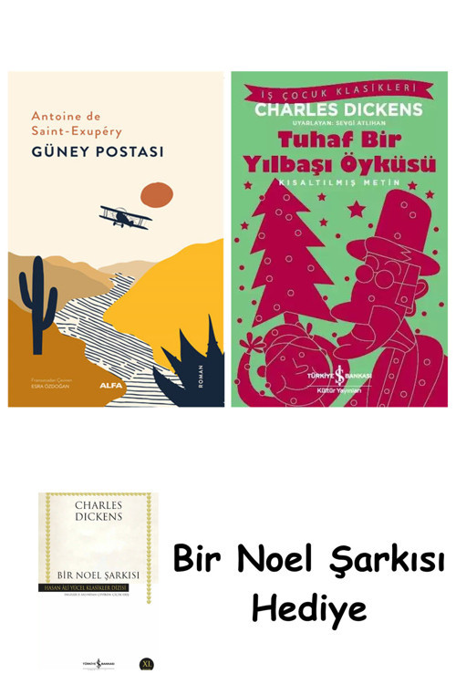 İş Bankası Kültür Yayınları Güney Postası + Tuhaf Bir Yılbaşı Öyküsü + Bir Noel Şarkısı
