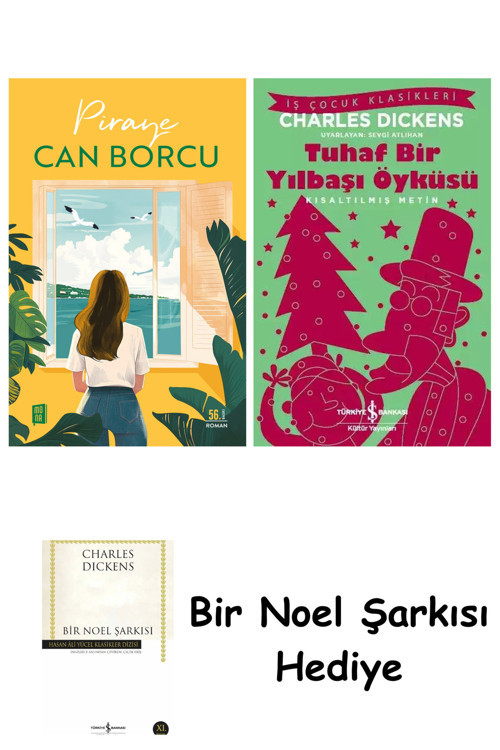 İş Bankası Kültür Yayınları Can Borcu + Tuhaf Bir Yılbaşı Öyküsü + Bir Noel Şarkısı