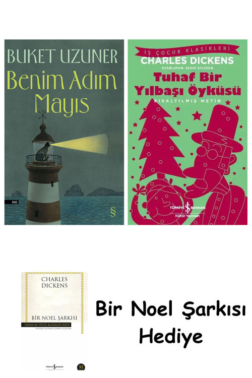 İş Bankası Kültür Yayınları Benim Adım Mayıs + Tuhaf Bir Yılbaşı Öyküsü + Bir Noel Şarkısı