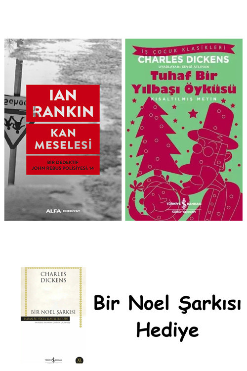 İş Bankası Kültür Yayınları Kan Meselesi + Tuhaf Bir Yılbaşı Öyküsü + Bir Noel Şarkısı