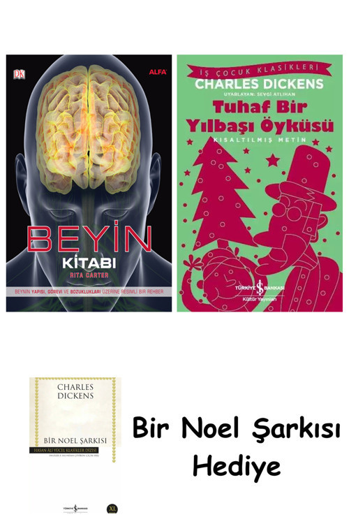 İş Bankası Kültür Yayınları Beyin Kitabı (Ciltli) + Tuhaf Bir Yılbaşı Öyküsü + Bir Noel Şarkısı