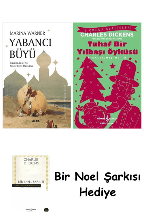 İş Bankası Kültür Yayınları Yabancı Büyü + Tuhaf Bir Yılbaşı Öyküsü + Bir Noel Şarkısı