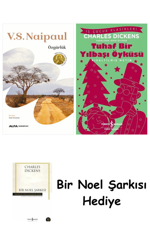 İş Bankası Kültür Yayınları Özgürlük + Tuhaf Bir Yılbaşı Öyküsü + Bir Noel Şarkısı