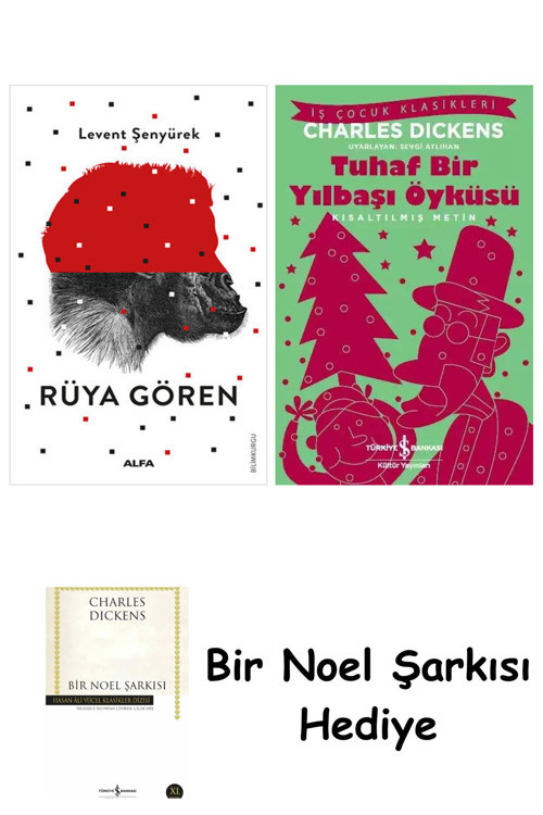 İş Bankası Kültür Yayınları Rüya Gören + Tuhaf Bir Yılbaşı Öyküsü + Bir Noel Şarkısı