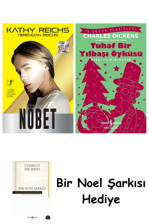 İş Bankası Kültür Yayınları Nöbet + Tuhaf Bir Yılbaşı Öyküsü + Bir Noel Şarkısı