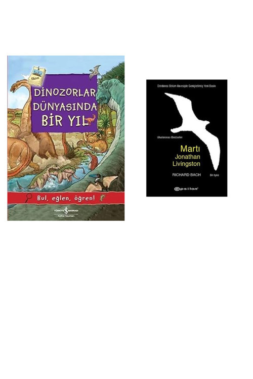İş Bankası Kültür Yayınları Dinozorlar Dünyasında Bir Yıl: Bul, Eğlen, Öğren!... +1 Kitap