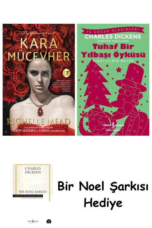İş Bankası Kültür Yayınları Kara Mücevher + Tuhaf Bir Yılbaşı Öyküsü + Bir Noel Şarkısı