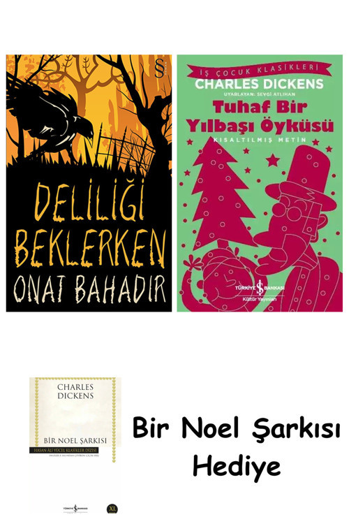 İş Bankası Kültür Yayınları Deliliği Beklerken + Tuhaf Bir Yılbaşı Öyküsü + Bir Noel Şarkısı