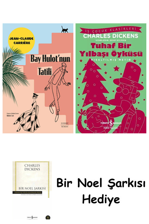 İş Bankası Kültür Yayınları Bay Hulot’Nun Tatili + Tuhaf Bir Yılbaşı Öyküsü + Bir Noel Şarkısı