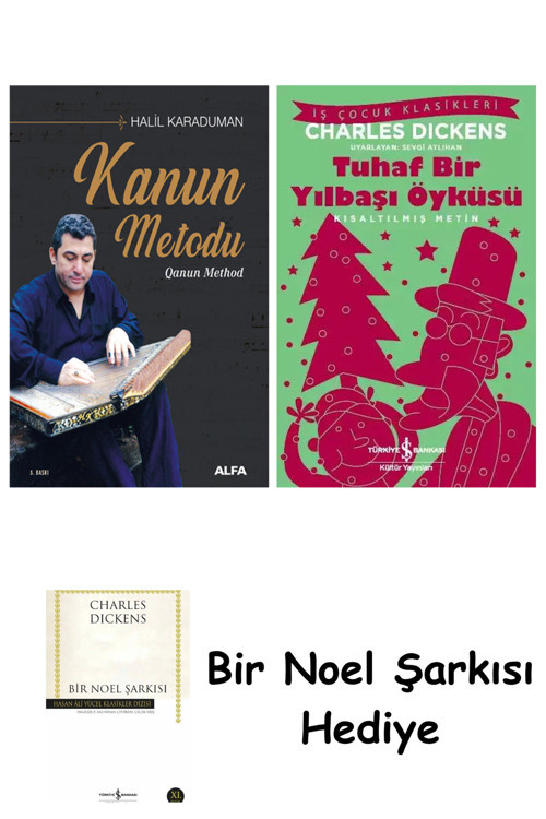İş Bankası Kültür Yayınları Kanun Metodu + Tuhaf Bir Yılbaşı Öyküsü + Bir Noel Şarkısı