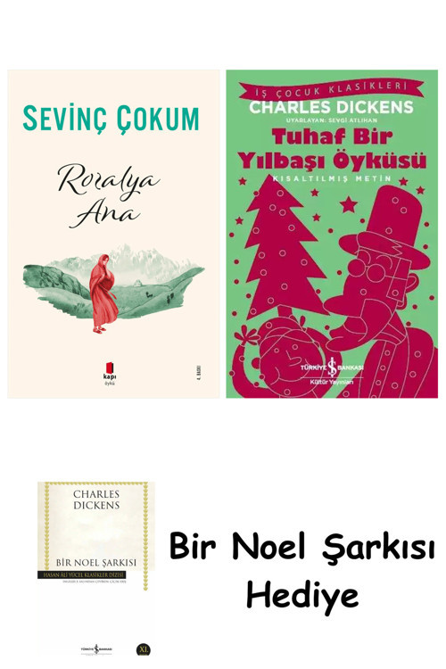 İş Bankası Kültür Yayınları Rozalya Ana + Tuhaf Bir Yılbaşı Öyküsü + Bir Noel Şarkısı