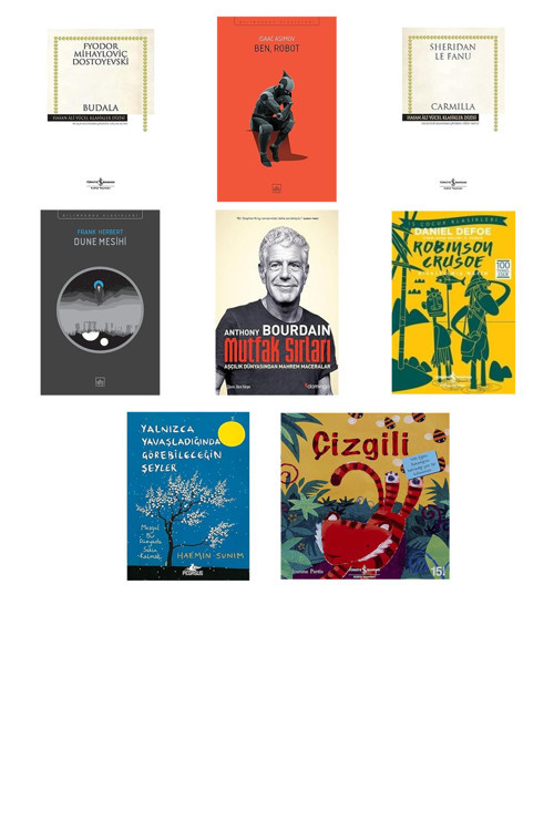 İş Bankası Kültür Yayınları Budala Ciltsiz... +7 Kitap