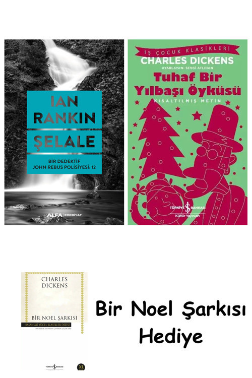 İş Bankası Kültür Yayınları Şelale + Tuhaf Bir Yılbaşı Öyküsü + Bir Noel Şarkısı