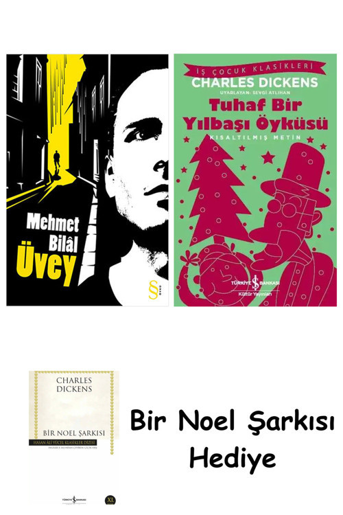 İş Bankası Kültür Yayınları Üvey + Tuhaf Bir Yılbaşı Öyküsü + Bir Noel Şarkısı