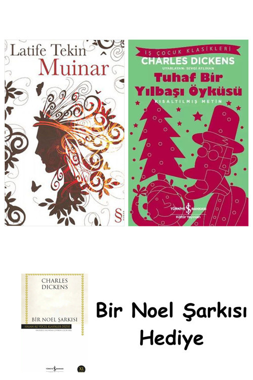 İş Bankası Kültür Yayınları Muinar + Tuhaf Bir Yılbaşı Öyküsü + Bir Noel Şarkısı