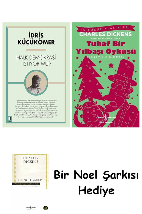 İş Bankası Kültür Yayınları Halk Demokrasi İstiyor Mu? + Tuhaf Bir Yılbaşı Öyküsü + Bir Noel Şarkısı