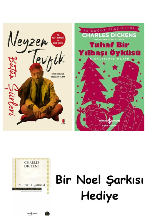 İş Bankası Kültür Yayınları Neyzen Tevfik - Bütün Şiirleri + Tuhaf Bir Yılbaşı Öyküsü + Bir Noel Şarkısı
