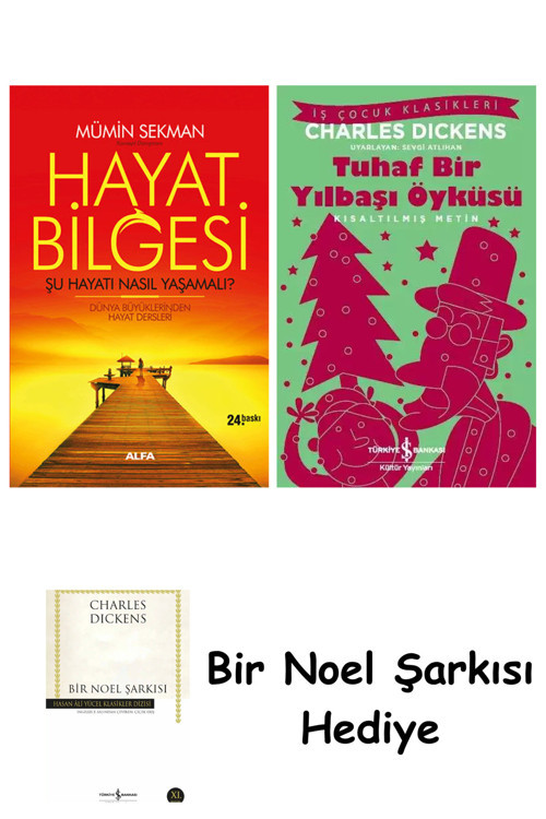 İş Bankası Kültür Yayınları Hayat Bilgesi + Tuhaf Bir Yılbaşı Öyküsü + Bir Noel Şarkısı