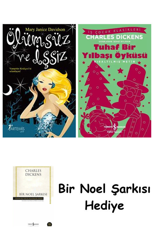 İş Bankası Kültür Yayınları Ölümsüz Ve İşsiz + Tuhaf Bir Yılbaşı Öyküsü + Bir Noel Şarkısı