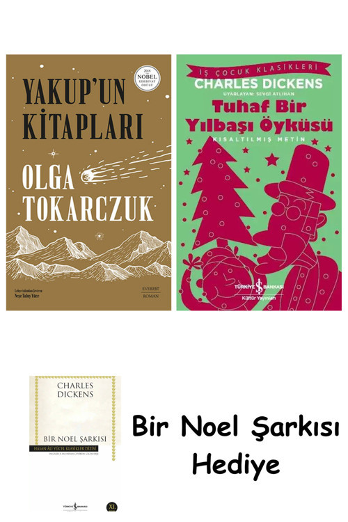 İş Bankası Kültür Yayınları Yakup'Un Kitapları (Ciltli) + Tuhaf Bir Yılbaşı Öyküsü + Bir Noel Şarkısı