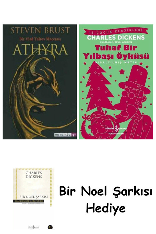 İş Bankası Kültür Yayınları Athyra + Tuhaf Bir Yılbaşı Öyküsü + Bir Noel Şarkısı