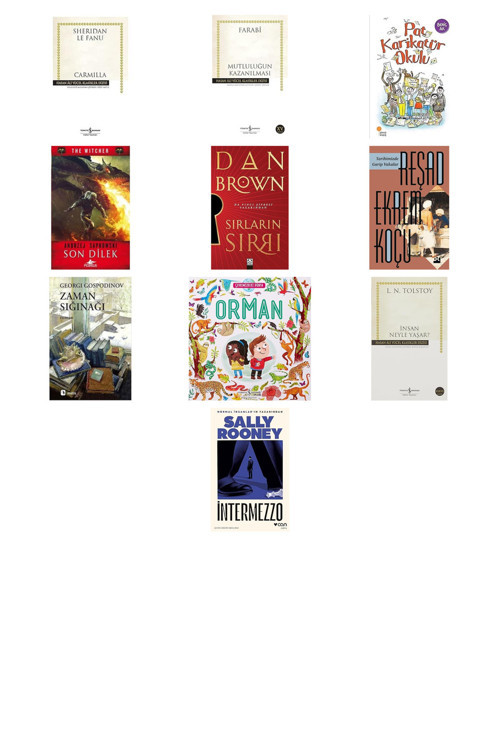 İş Bankası Kültür Yayınları Carmilla... +9 Kitap