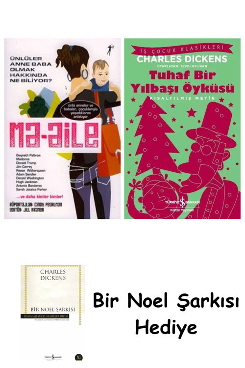 İş Bankası Kültür Yayınları Ma-Aile + Tuhaf Bir Yılbaşı Öyküsü + Bir Noel Şarkısı